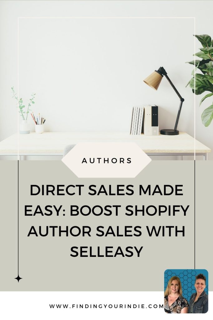 Boost your direct sales as an author with Selleasy for Shopify. Upsells, add-ons, and simple tools make selling smarter and easier.